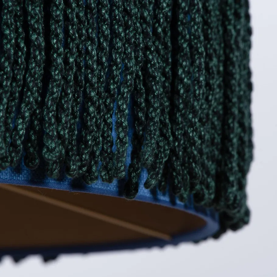 Discount Pamono Large Ceramic Table Lamp with Silk Lampshade, 1960s