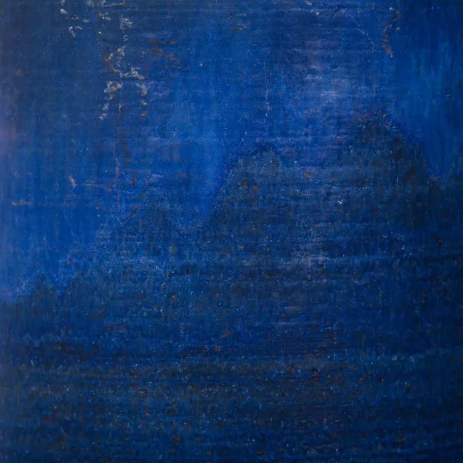 Discount Pamono Large Ceramic Table Lamp with Silk Lampshade, 1960s