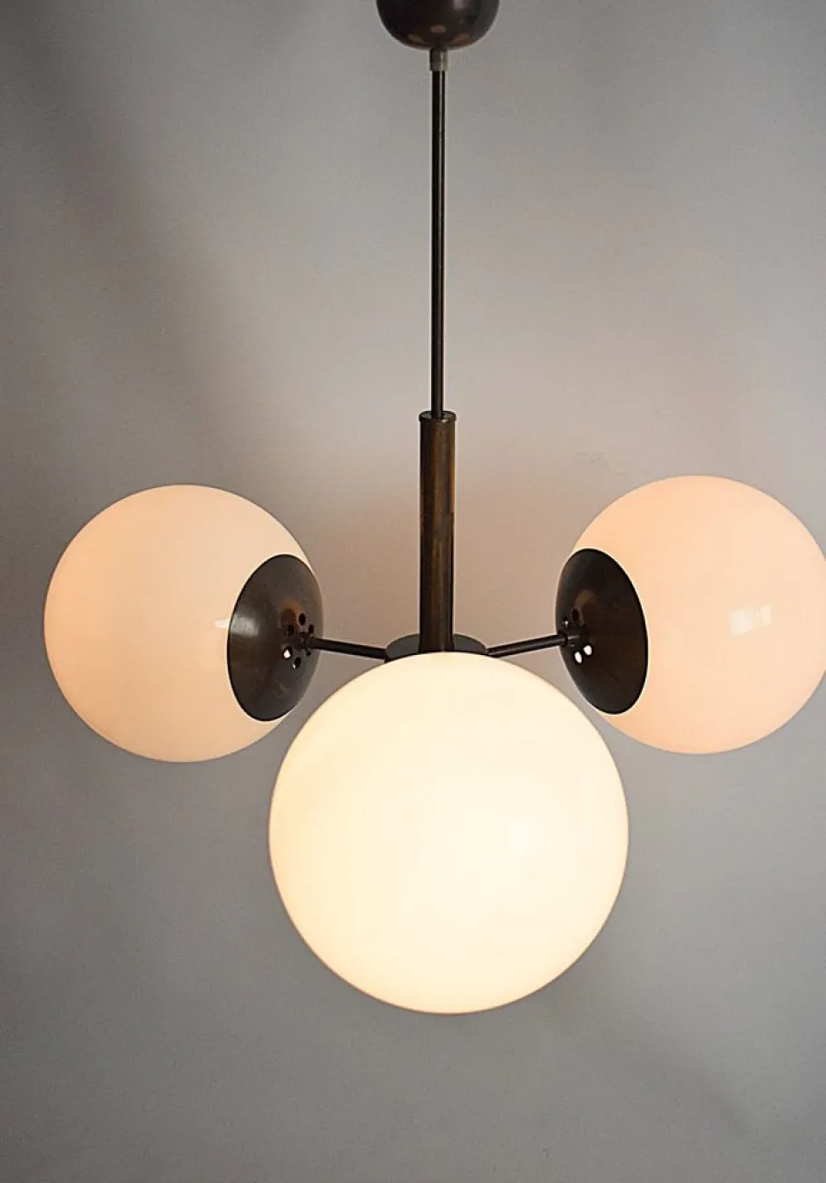 Clearance Pamono Large Chandelier, Poland, 1970s