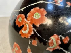 Pamono Large Chinese Porcelain Vase Table Lamp with Flowering Twigs Decor, 1930s