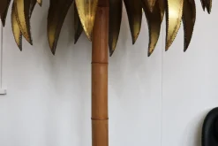 Best Pamono Large Christian Techoueyres Palm Tree Floor Lamp for Maison Jansen, 1970s
