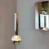 Best Pamono Large Chrome Globe Pendant by Motoko Ishii for Staff