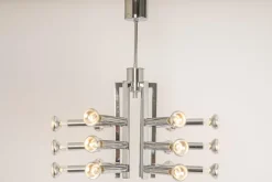 Online Pamono Large Chrome Space Age Sputnik Chandelier by Cosack, Germany, 1970s