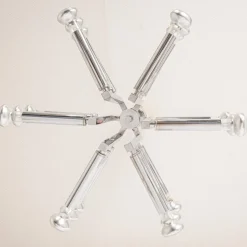 Online Pamono Large Chrome Space Age Sputnik Chandelier by Cosack, Germany, 1970s