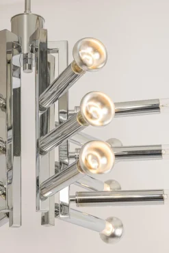 Online Pamono Large Chrome Space Age Sputnik Chandelier by Cosack, Germany, 1970s