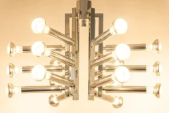 Online Pamono Large Chrome Space Age Sputnik Chandelier by Cosack, Germany, 1970s