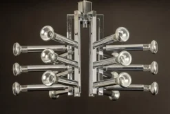 Online Pamono Large Chrome Space Age Sputnik Chandelier by Cosack, Germany, 1970s