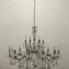 Clearance Pamono Large Crystal Maria Teresa Chandelier with 24 Lights, 1960s