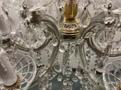 Clearance Pamono Large Crystal Maria Teresa Chandelier with 24 Lights, 1960s