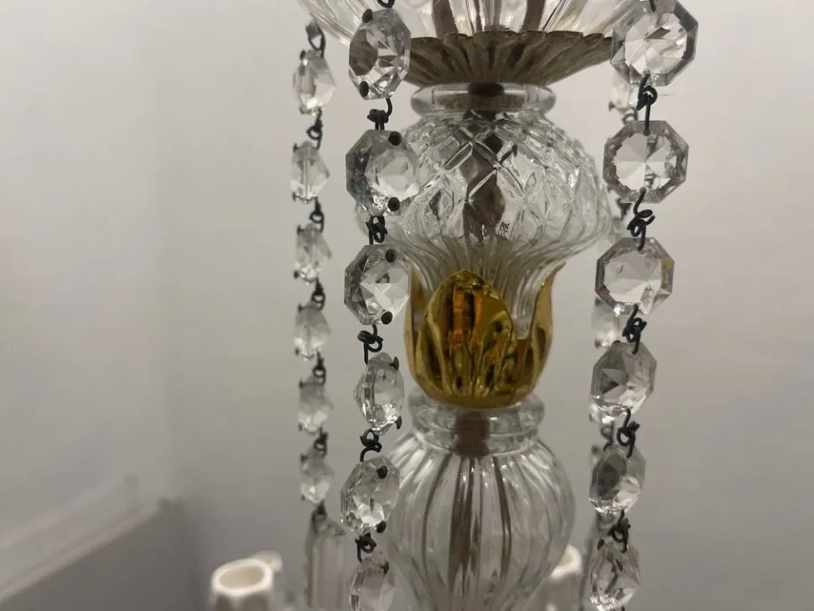 Clearance Pamono Large Crystal Maria Teresa Chandelier with 24 Lights, 1960s