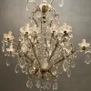 Discount Pamono Large Crystal Murano Chandelier, 1950s