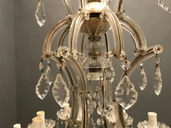 Discount Pamono Large Crystal Murano Chandelier, 1950s