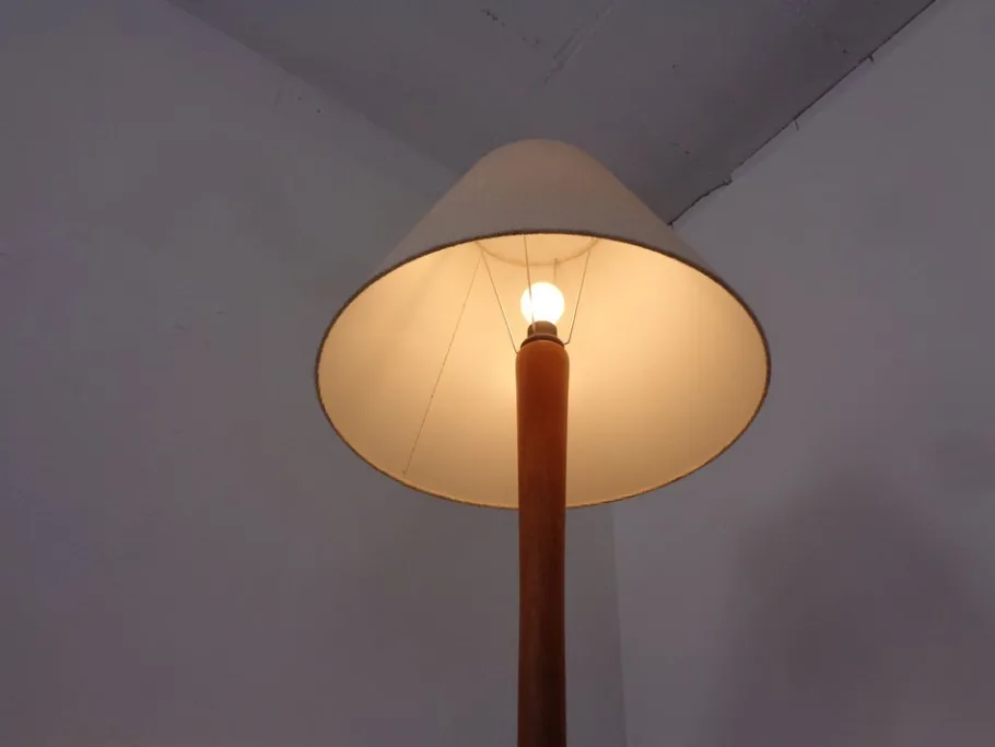 Hot Pamono Large Danish Teak Floor Lamp from Dyrlund, 1960s