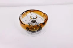 Sale Pamono Large Dark Toned Murano Glass Wall Sconce from Kaiser Leuchten, Germany, 1970s