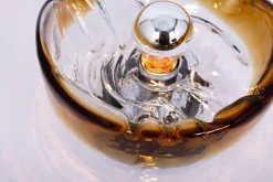 Sale Pamono Large Dark Toned Murano Glass Wall Sconce from Kaiser Leuchten, Germany, 1970s