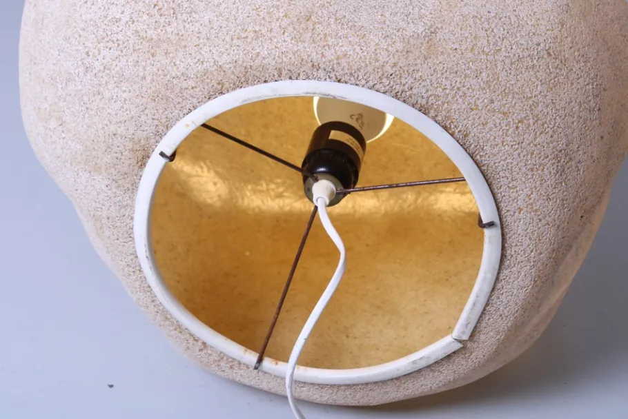 Sale Pamono Large Dora Moon Rock Floor Lamp by Andre Cazenave for Singleton, 1960s