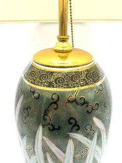 Pamono Large Elle Due Table Lamp in Hand-Painted Enameled Porcelain from Sigma, 1990s