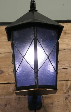 Clearance Pamono Large Entrance Door Wall Lanterns, 1920s, Set of 2