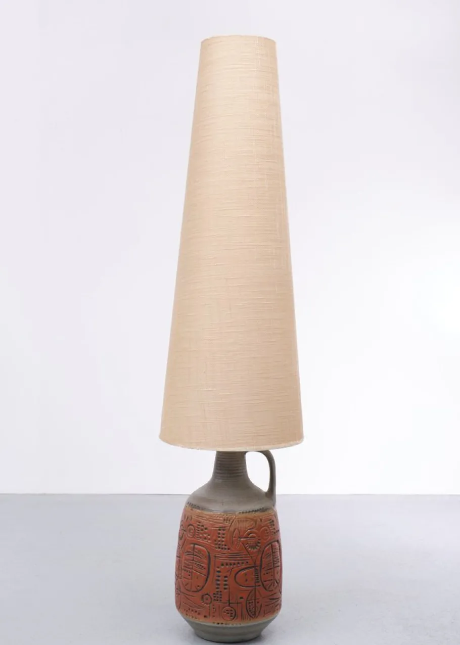 Best Pamono Large Floor Lamp by Gerda Heuckeroth for Carstens Tönnieshof, Germany, 1965