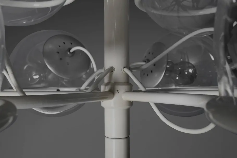 New Pamono Large Floor Lamp Model 1094 attributed to Gino Sarfatti for Arteluce, Italy, 1966