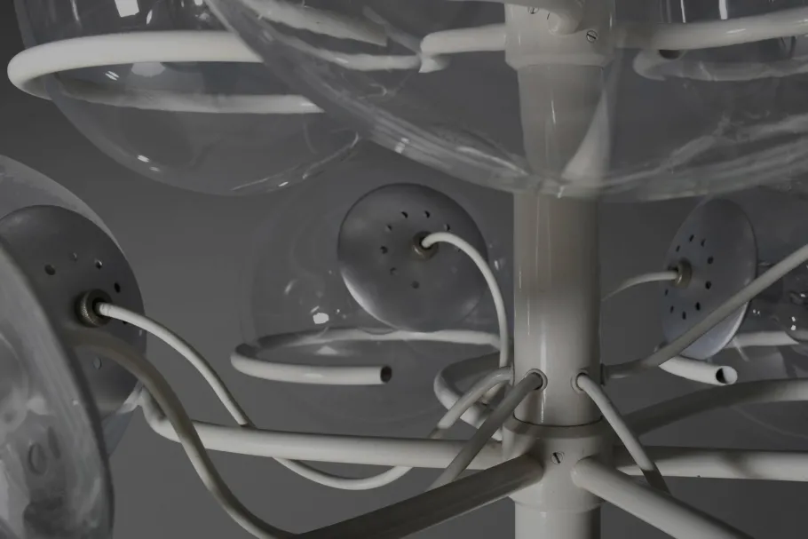 New Pamono Large Floor Lamp Model 1094 attributed to Gino Sarfatti for Arteluce, Italy, 1966