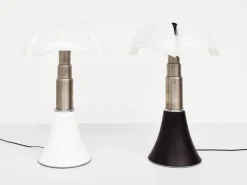 Sale Pamono Large Floor Lamps Mod. Pipistrello by Gae Aulenti for Martinelli Luce, Italy, 1965, Set of 2