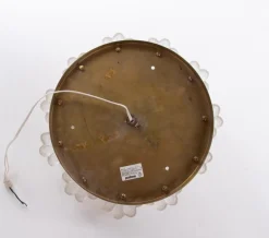 Clearance Pamono Large Floral Wall or Flush Mount Lamp by Ernst Palme for Palwa