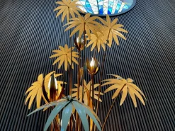 Clearance Pamono Large Florentine Style Gilt Metal Table or Floor Lamp by Hans Kögl, 1970s