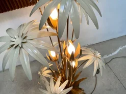 Clearance Pamono Large Florentine Style Gilt Metal Table or Floor Lamp by Hans Kögl, 1970s