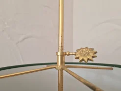 Sale Pamono Large French Bouillotte Table Lamp in Gold-Plated Brass, 1960s