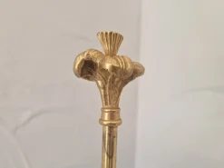 Sale Pamono Large French Bouillotte Table Lamp in Gold-Plated Brass, 1960s