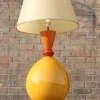Pamono Large French Ceramic Table Lamp from Lampes d""Albret, 1990s