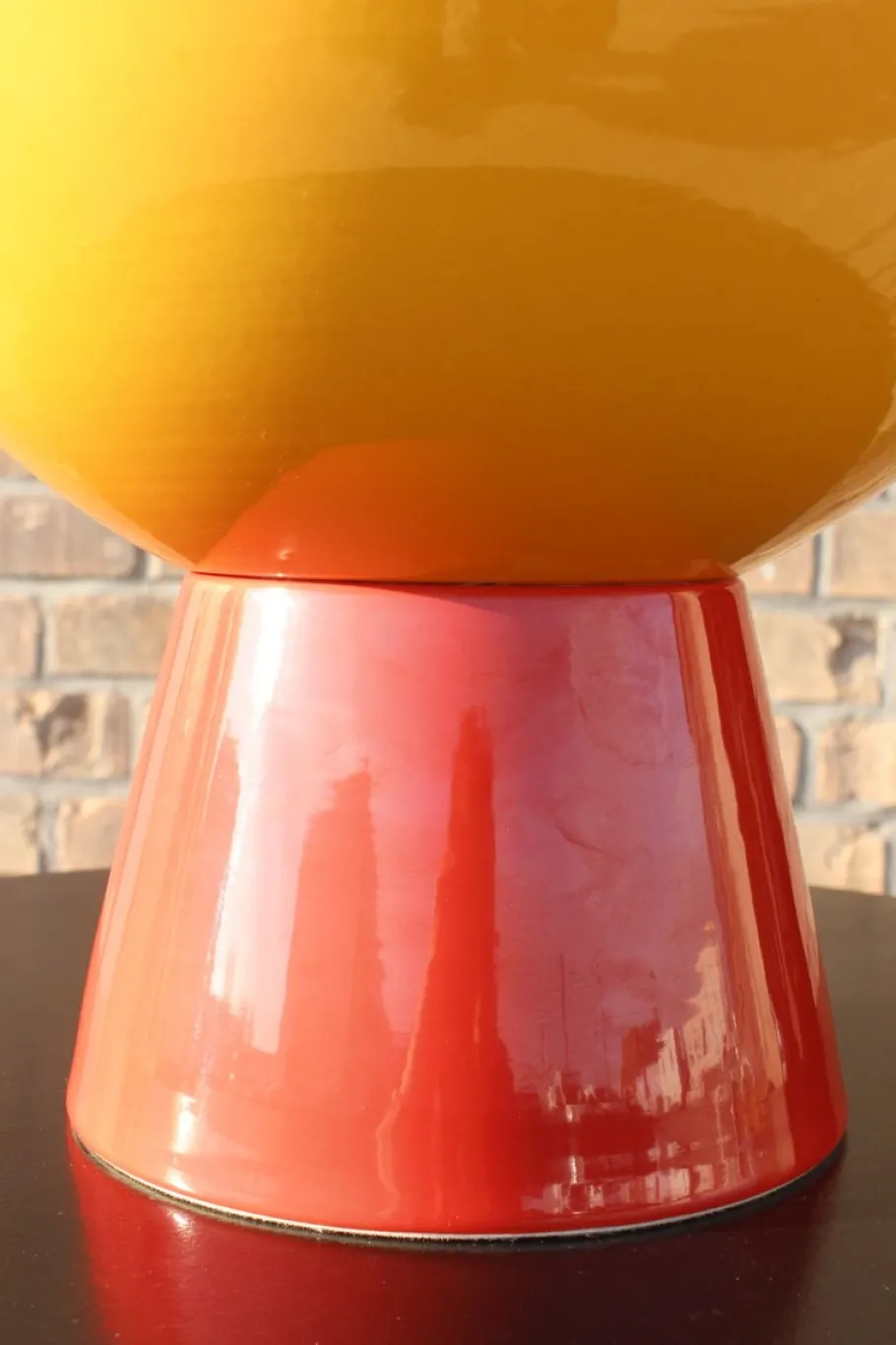 Pamono Large French Ceramic Table Lamp from Lampes d""Albret, 1990s