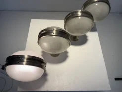 New Pamono Large Gamma Wall Lamps by Sergio Mazza for Artemide, 1960s, Set of 2