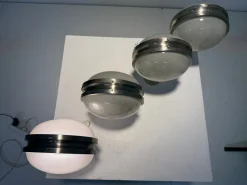 New Pamono Large Gamma Wall Lamps by Sergio Mazza for Artemide, 1960s, Set of 2