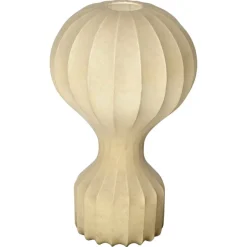 Discount Pamono Large Gatto Beige Cocoon Table Lamp attributed to Castiglioni for Flos, Italy, 1960s