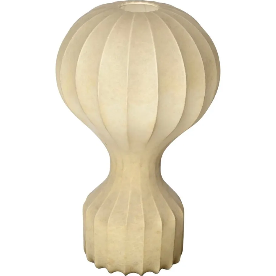 Discount Pamono Large Gatto Beige Cocoon Table Lamp attributed to Castiglioni for Flos, Italy, 1960s