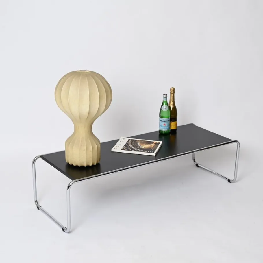 Discount Pamono Large Gatto Beige Cocoon Table Lamp attributed to Castiglioni for Flos, Italy, 1960s