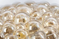 Hot Pamono Large German Amber Sconce in Bubble Glass by Helena Tynell, 1960s