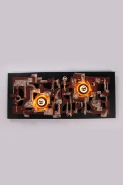 Hot Pamono Large German Ceramic Wall Lamp from Brakelmann & Becker, 1960s