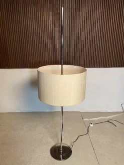 Sale Pamono Large German Chromed Floor Lamp with Adjustable Lampshade from Staff, 1960s