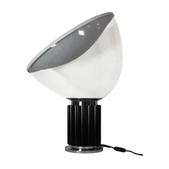 Outlet Pamono Large Glass Model Taccia Table Lamp by Achille Castiglioni for Flos, 1990s