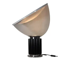 Outlet Pamono Large Glass Model Taccia Table Lamp by Achille Castiglioni for Flos, 1990s