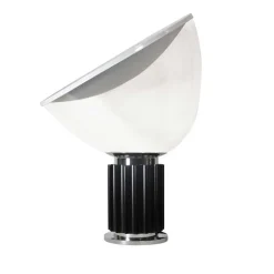 Outlet Pamono Large Glass Model Taccia Table Lamp by Achille Castiglioni for Flos, 1990s