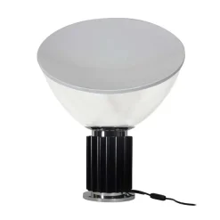 Outlet Pamono Large Glass Model Taccia Table Lamp by Achille Castiglioni for Flos, 1990s