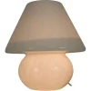 Best Pamono Large Glass Mushroom Table Lamp from Limburg, Germany, 1970s