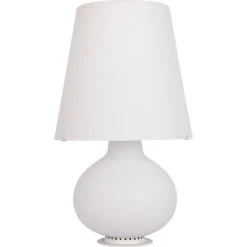 Pamono Large Glass Table Lamp attributed to Fontana Arte, Italy, 1980s