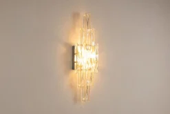 Hot Pamono Large Glass Wall Lamp by Albano Poli for Poliarte, Italy, 1970s