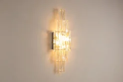 Hot Pamono Large Glass Wall Lamp by Albano Poli for Poliarte, Italy, 1970s