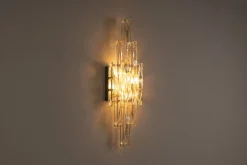 Hot Pamono Large Glass Wall Lamp by Albano Poli for Poliarte, Italy, 1970s